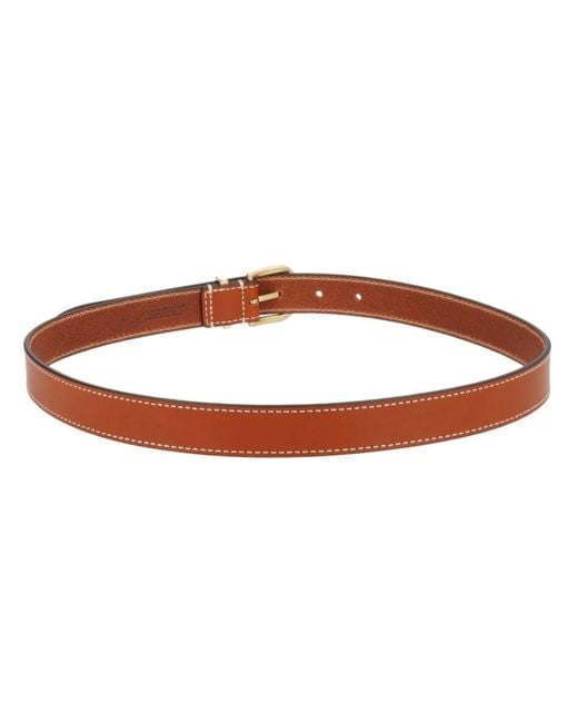 Isabel Marant Brown Solid Buckle Belt