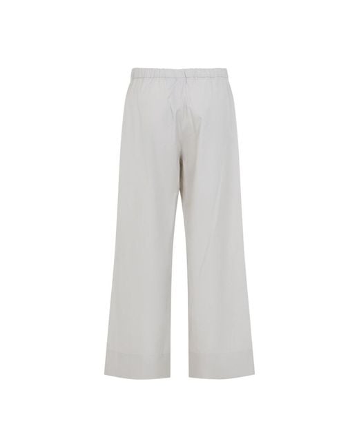 Max Mara Gray Relaxed Drawstring Pant