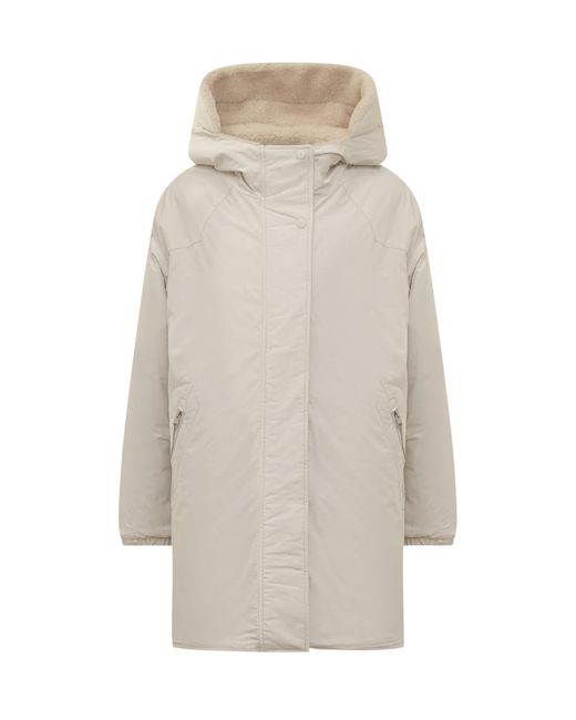 Woolrich Natural Solid Hood Jacket