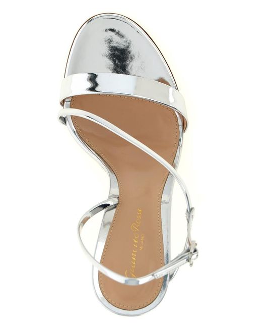 Gianvito Rossi Metallic Solid Open Round Toe Heels