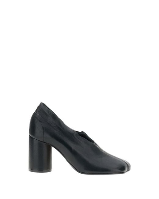 MM6 by Maison Margiela Black Solid Pumps