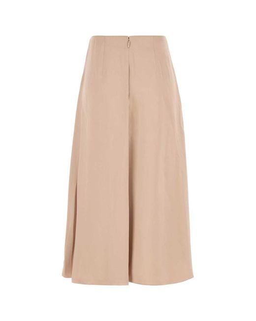Fendi Natural Silk Skirt