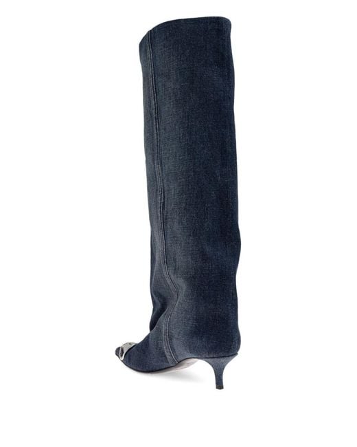 DIESEL Blue Solid Venus Boot