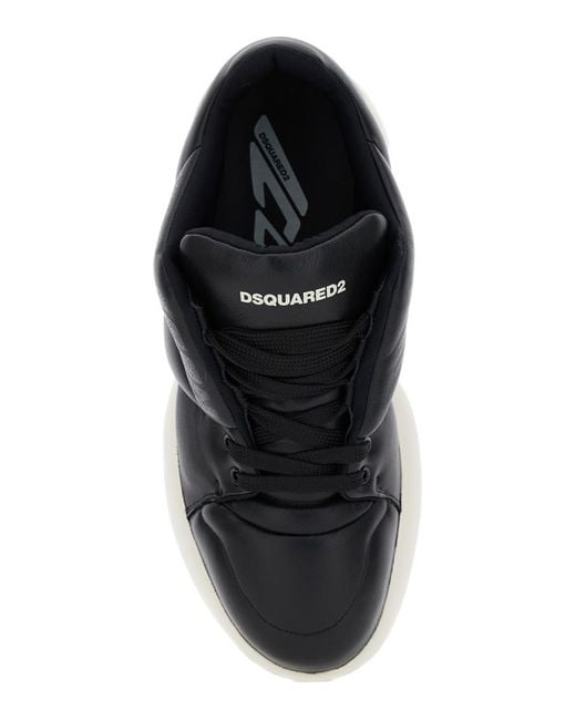 DSquared² Black Logo Sneakers for men