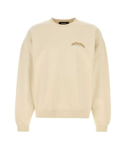 DSquared² Natural Logo Sweatshirt for men