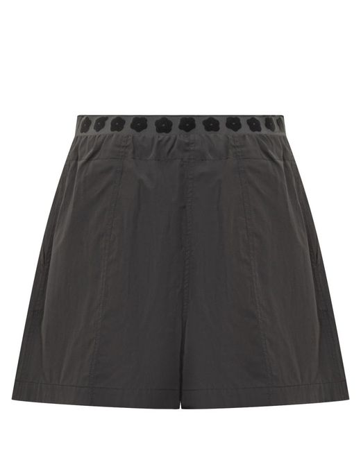 KENZO Black Solid Shorts