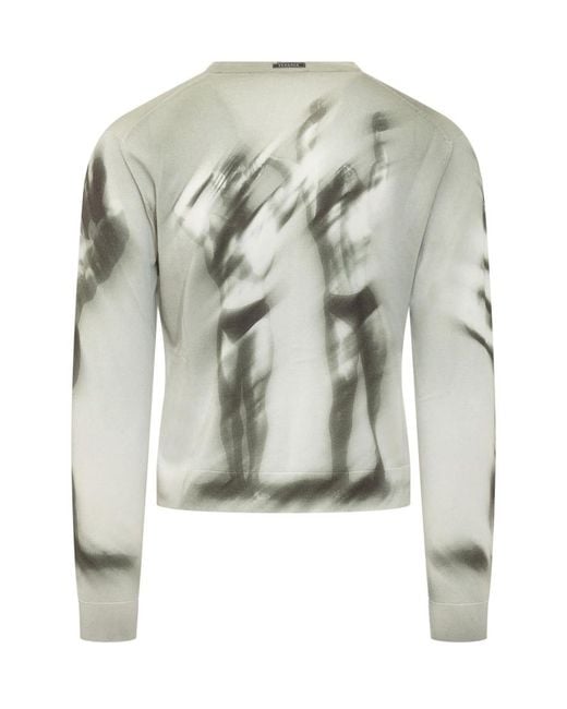 Versace Metallic Slim Cardigans for men