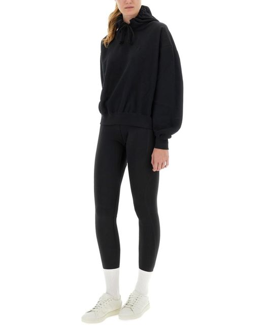Y-3 Black Solid Hood Sweater