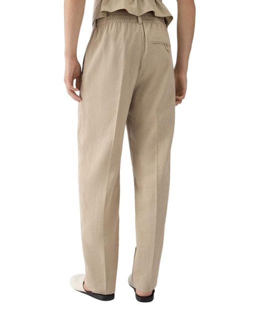 Jacquemus Natural Straight Solid Pants for men
