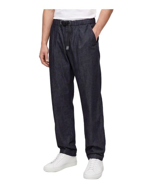 White Sand Gray Solid Pant for men