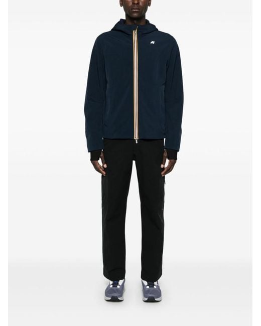 K-Way Blue Jacko Bonded Jacket for men