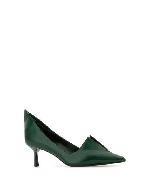 Prada Green Pointed Toe Pumps