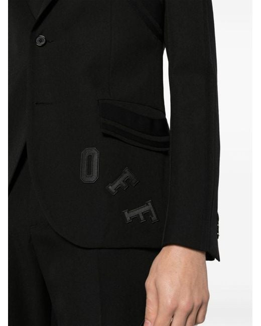 Off-White c/o Virgil Abloh Black Wool Jacket for men