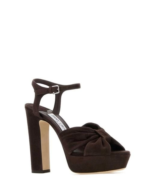 Jimmy Choo Black Solid Heels