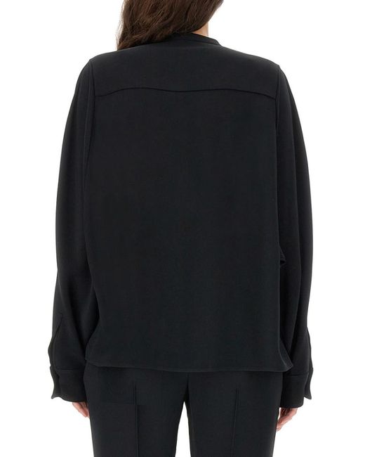 Jil Sander Black Regular Solid Shirt