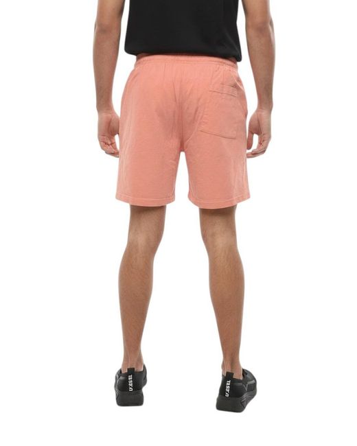 Harmony Black Regular Logo Shorts for men