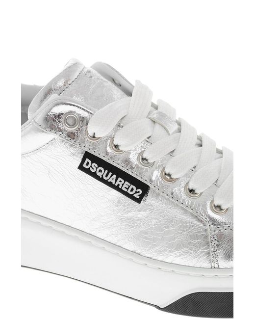 DSquared² White Logo Sneakers