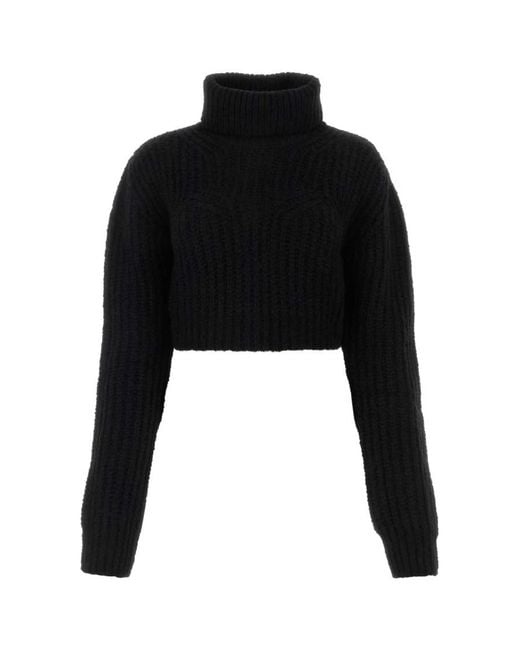 DSquared² Black Dsquared Wool Blend Sweater