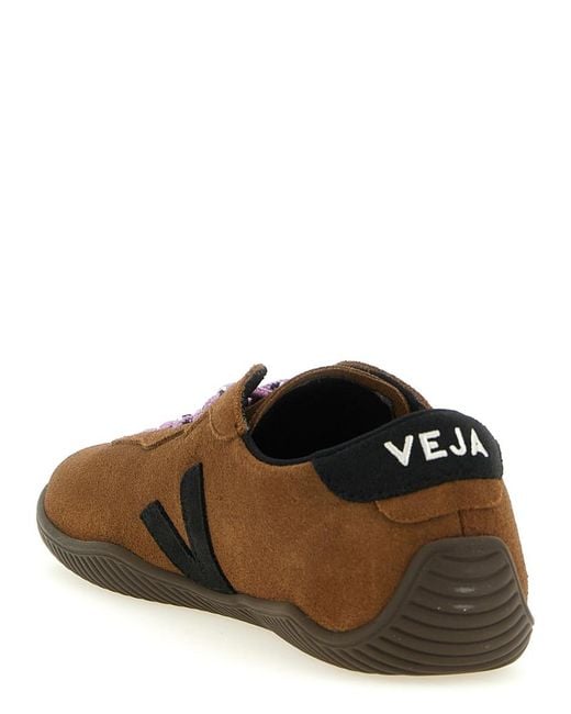 Veja Brown Lace Up Sneakers for men