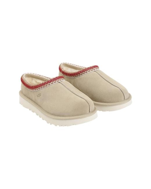 Ugg White Logo Slippers