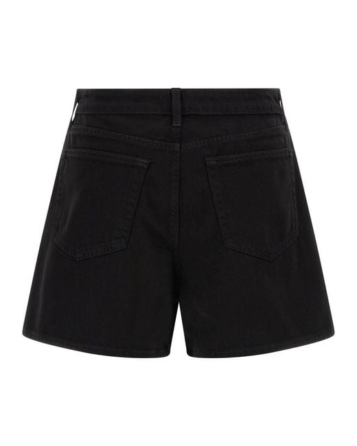 L'Agence Black Solid Short