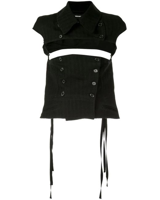 Ann Demeulemeester Black Oberon Top