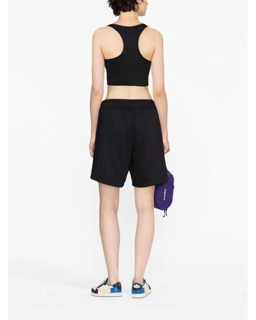 DSquared² Black Icon-Stripe Drawstring Shorts