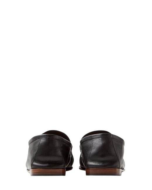 Versace Black Leather Loafer for men