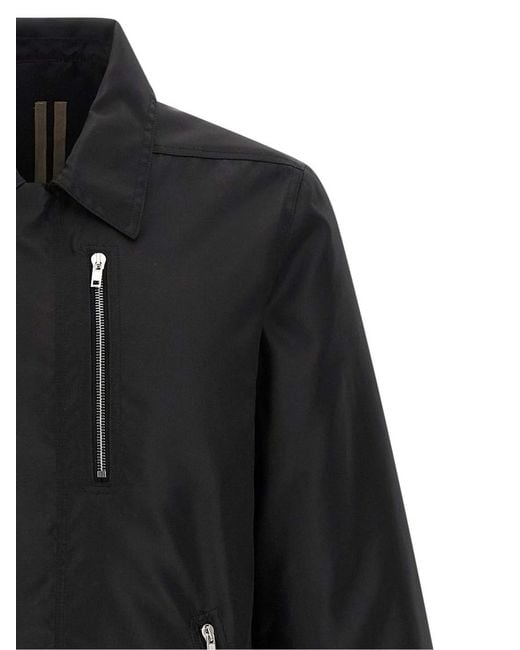 Rick Owens Black 'Concealed Zipfront' Jacket for men