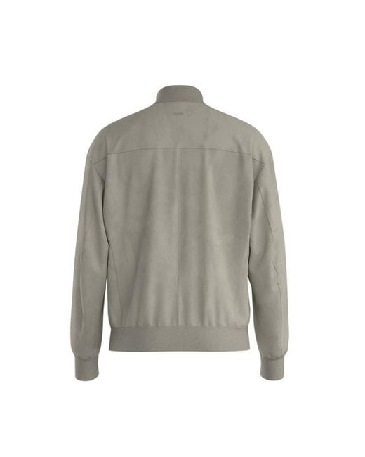 Boss Gray Bomber Jacket for men
