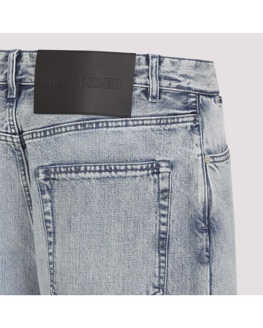 Jil Sander Gray Light Straight Jeans for men