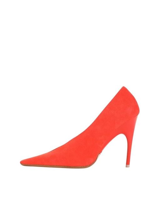 Balenciaga Red Slip-On Pump