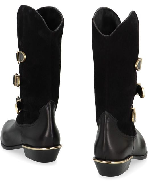 Isabel Marant Black Solid Mexia Boots