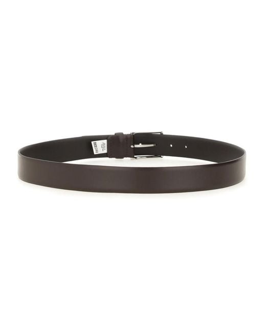 Boss Brown Solid Buckle Belt for men