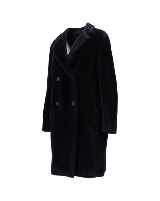 Max Mara Black Cappotto