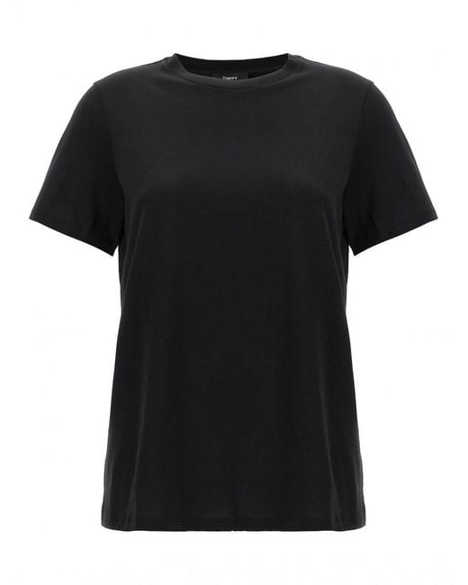 Theory Black Crewneck T-Shirt