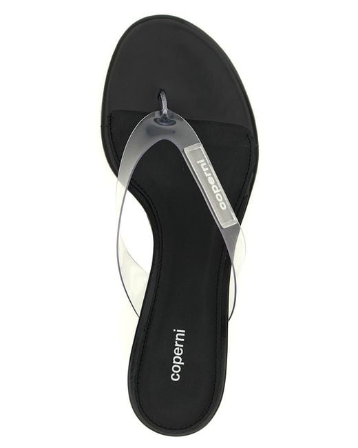 Coperni Black Logo Wedges