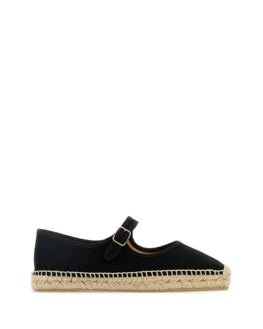 Castaner Black Canvas Espadrilles