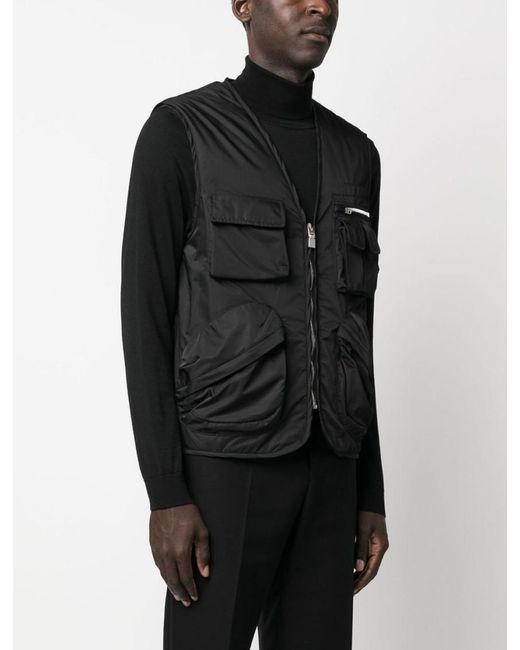 Givenchy Black Multipocket Vest for men