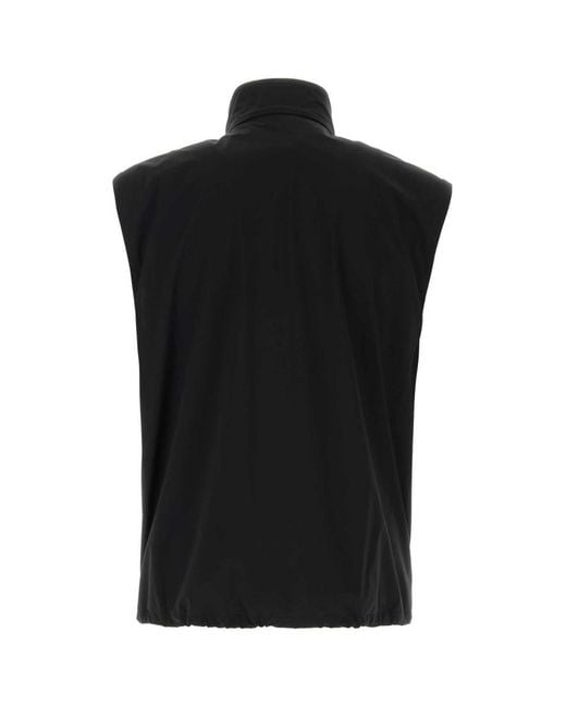 Prada Black Logo Vest Jacket for men