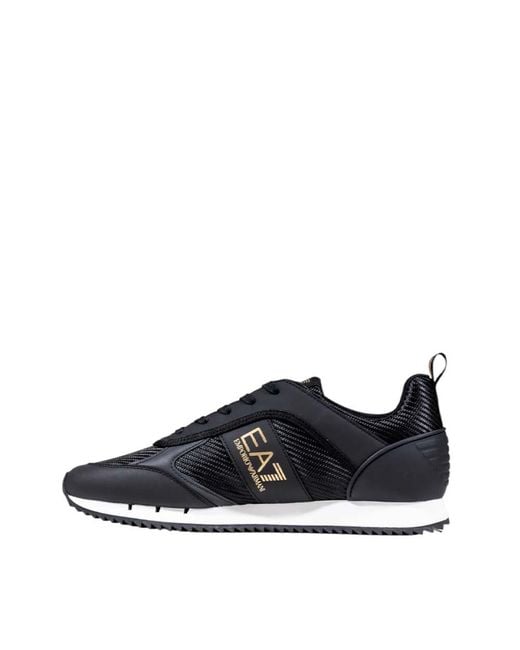 EA7 Blue Logo Sneakers for men