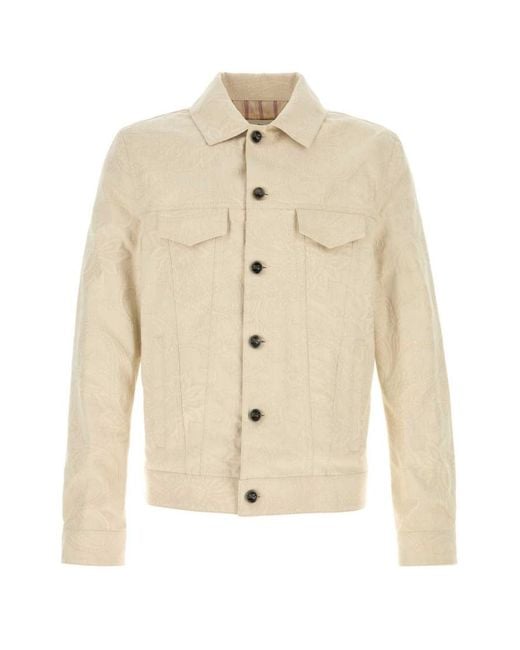 Etro Natural Shirt Collar Jacket for men