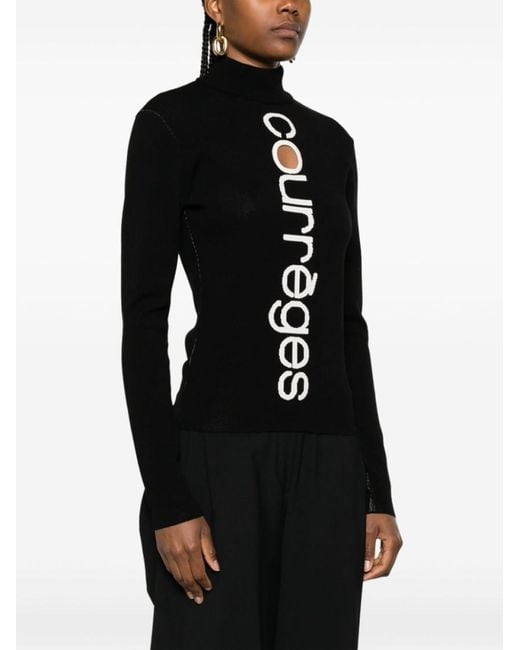Courreges Black Sweaters