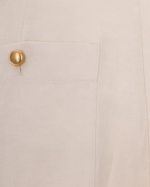 P.A.R.O.S.H. White Solid Shorts