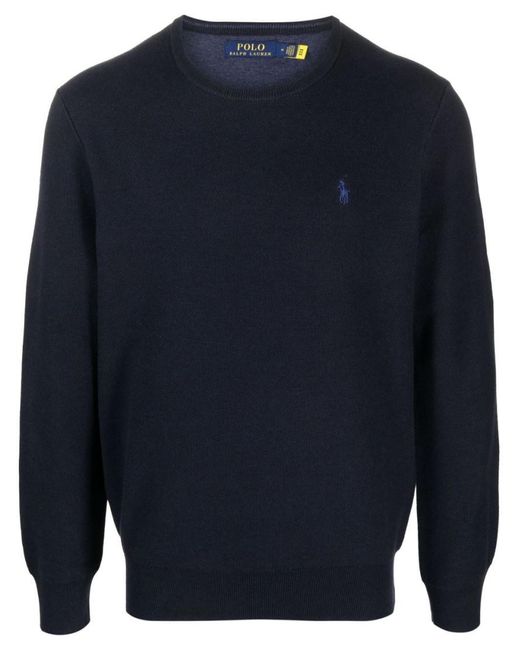 Polo Ralph Lauren Blue Classic Knit Sweater For for men