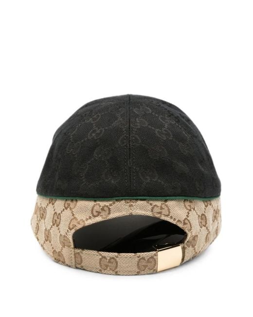 Gucci Black Gg Logo Baseball Cap for men