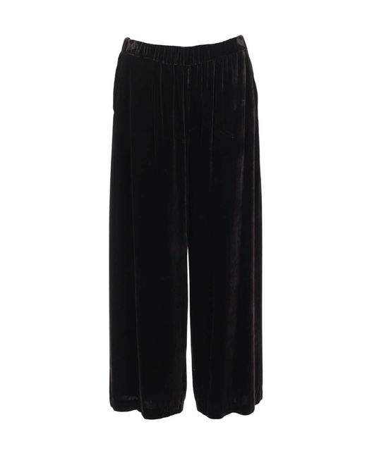 P.A.R.O.S.H. Black Loose Elasticated Pants