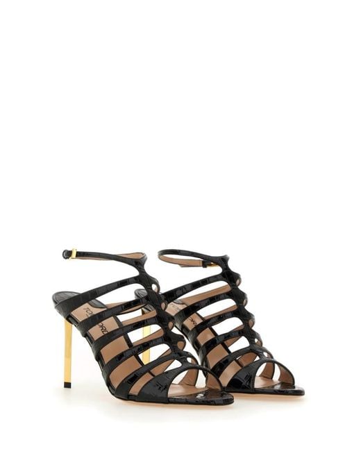 Tom Ford White Solid Sandals