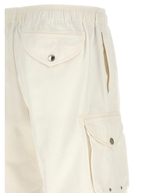 Brunello Cucinelli Natural Solid Shorts for men
