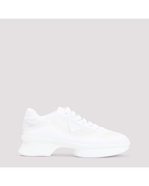 Prada White Lace-Up